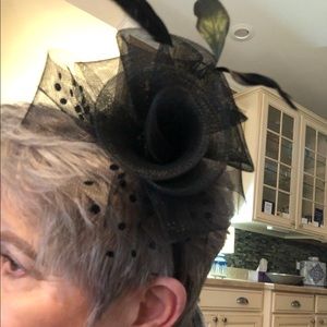 Black Fascinator Hat
